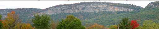 Panorama of the Near Trapps and Trapps taken at full zoom.  The resulting jpg is about 40,000 pixels wide, so I broke it into three pieces for the web site.  The high resolution version of this photo has enough detail to identify individual climbers had any been on the cliff early that morning. (Category:  Rock Climbing and Ice Climbing)