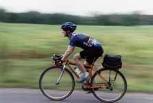 I really like this picture of Josh which I managed to get handholding the camera -- no tripod. (Category:  Biking)