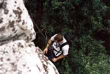 Climbing with Rachel, Hussein and Brett. (Category:  Rock Climbing)