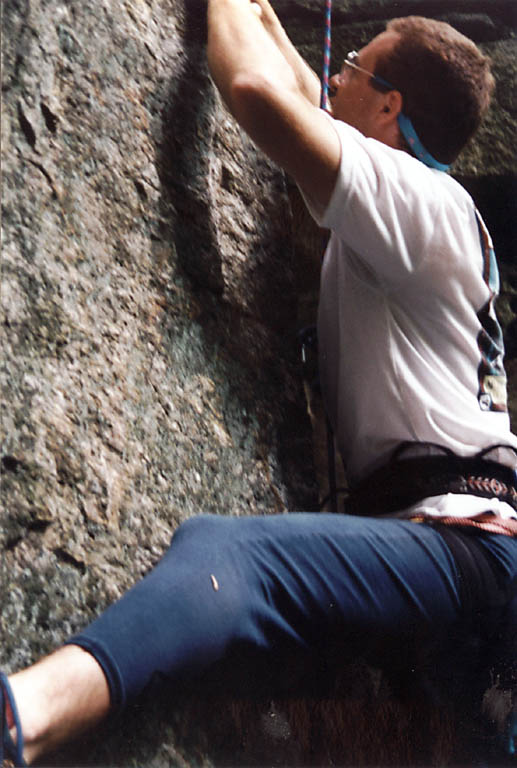 Climbing with Rachel, Hussein and Brett. (Category:  Rock Climbing)