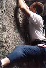 Climbing with Rachel, Hussein and Brett. (Category:  Rock Climbing)