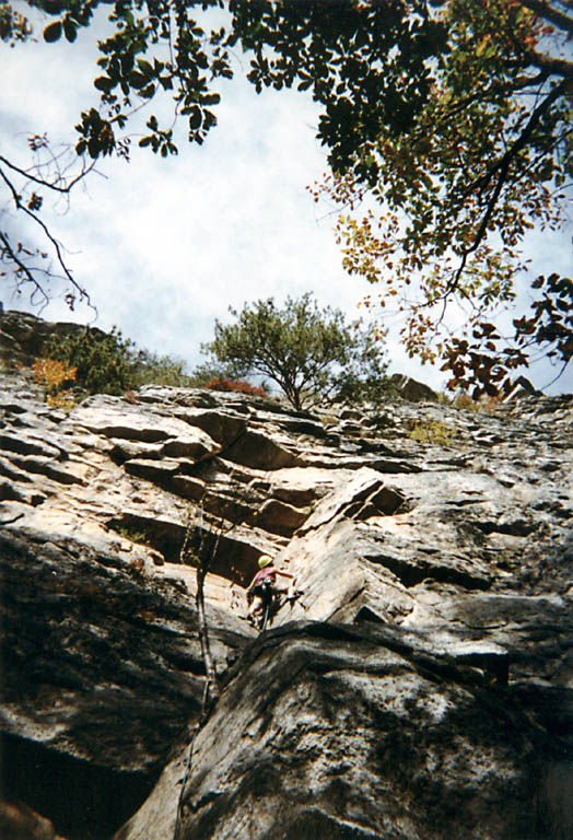 Some climb in the Near Trapps. (Category:  Rock Climbing)