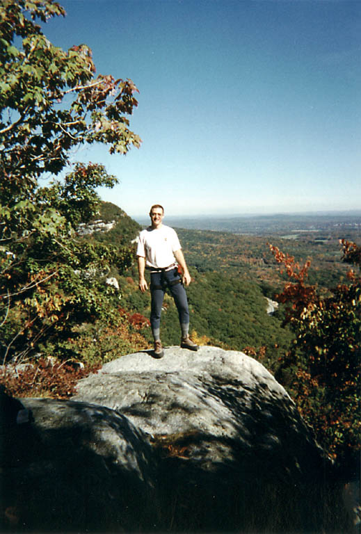 At the top of the Near Trapps. (Category:  Rock Climbing)