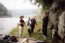 Will looking very smug. (Category:  Paddling)