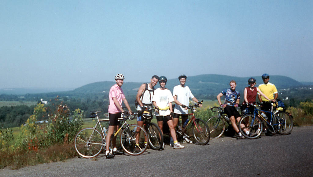 Alan, Walter, Beth, Carl, Josh, Joanna and Rajesh. (Category:  Biking)