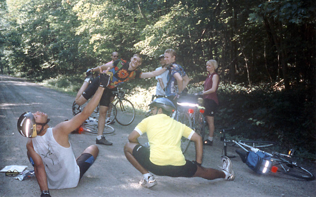 One of many bike rides during the summer of 1998. (Category:  Biking)