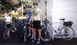 Sandi, Rajesh, Josh, me. (Category:  Biking)