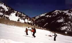 Jay, me and Danny cross-country skiing. (Category:  Skiing)