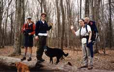 Darren, me, Amy and Ayla in a Pennsylvania State Park. (Category:  Camping)