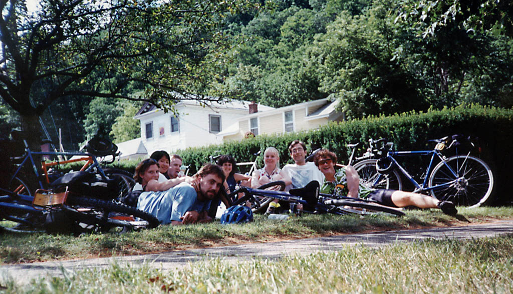 Biking around Keuka Lake with Will, Liz, Jinmi, Josh, Marci, Joanna and Carl. (Category:  Biking)