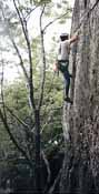 Climbing at the White Rocks area of Sugarloaf. (Category:  Rock Climbing)