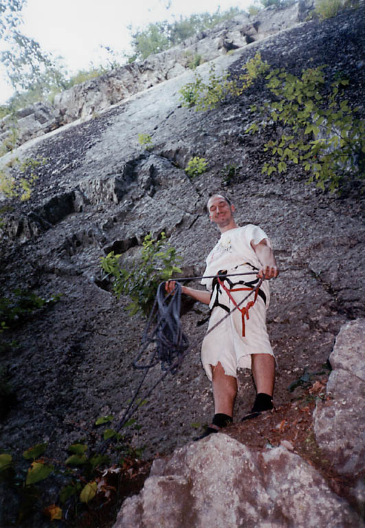 Bob and I getting ready to attempt some 5.11 sport climb. (Category:  Rock Climbing)