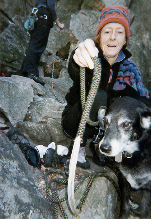 The rope was cut while lowering off a toprope anchor (Lance was innocent). (Category:  Rock Climbing)