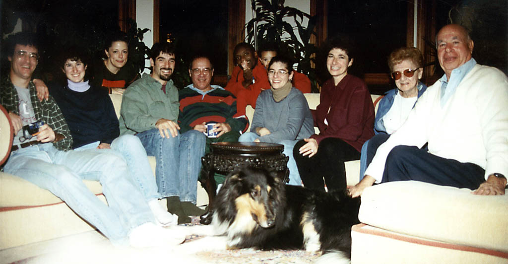 Me, Marci, Sherri, Brett, Dad, Hussein, Nassor, Rachel, Mom, Grandma, Grandpa and Prince. (Category:  Family)