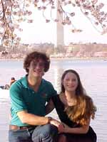 Me and Lauren enjoying the cherry blossoms at their peak in Washington DC. (Category:  Hiking)