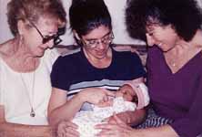 Four generations of women. (Category:  Family)
