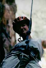 Climbing with Lauren at Peter's Kill. (Category:  Rock Climbing)