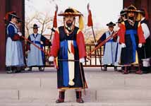 Changing of the guard at Changdeokgung Palace. (Category:  Travel)