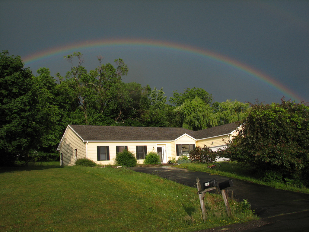 Yeah, I just dropped my bike in the front yard and ran inside to grab my camera. (Category:  Residence)