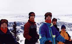 Steve, Dean, Dave, Henrik and Bob (Category:  Skiing)