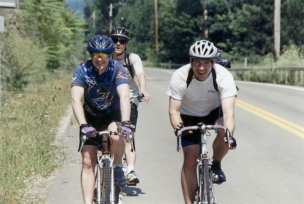 Josh, Marc and Charles. (Category:  Biking)