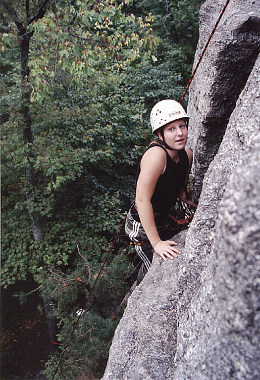 Autumn climbing. (Category:  Rock Climbing)