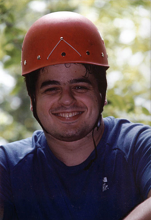 Mark posing. (Category:  Rock Climbing)