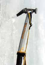 Deeply planted ice tool. (Category:  Ice Climbing)