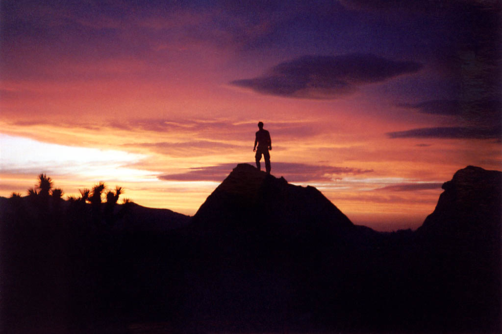 The night of the 17th we had one of the most beautiful sunsets I've ever seen. (Category:  Rock Climbing)