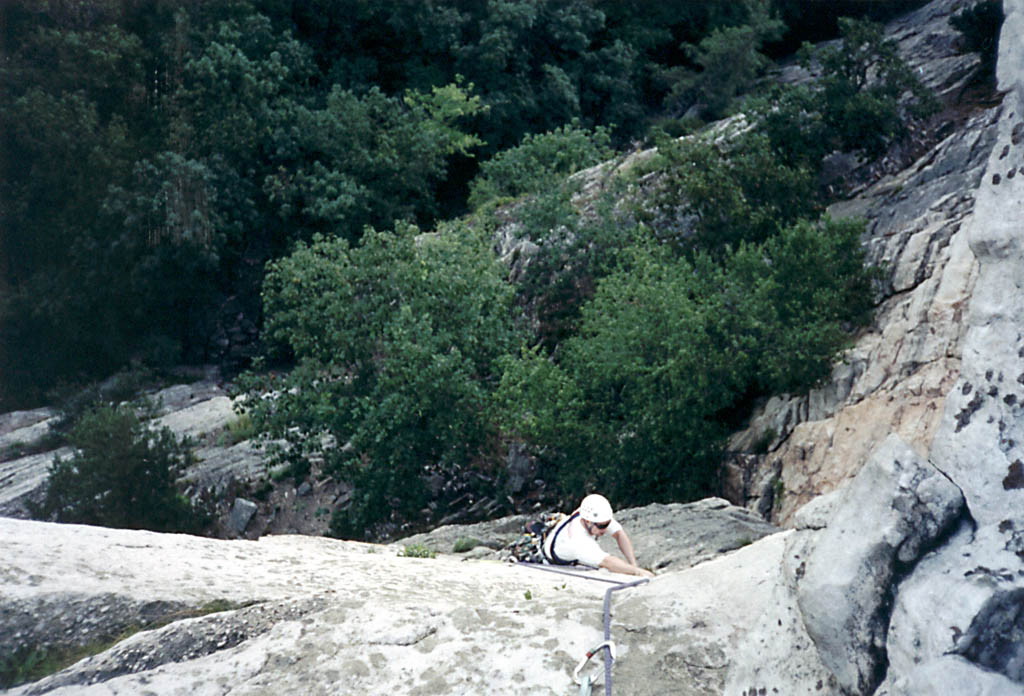 Jason on CCK Direct. (Category:  Rock Climbing)