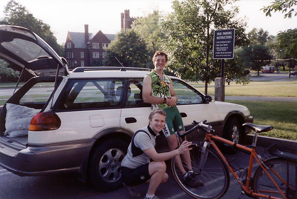 Josh and me. (Category:  Biking)