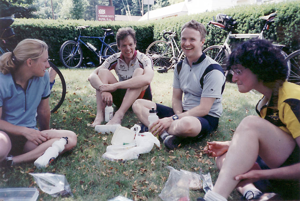 Melissa, Ben, Josh and Marci. (Category:  Biking)