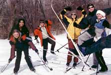 My Spring '04 COE cross-country ski students. (Category:  Skiing)