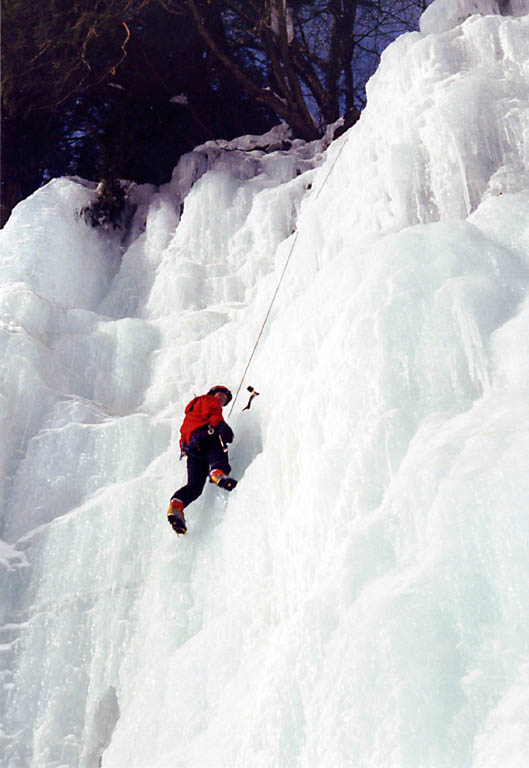 Cleaning Salmon Steak. (Category:  Ice Climbing)