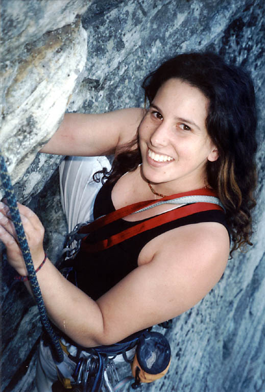 Climbing Alley Oop with Gabby. (Category:  Rock Climbing)