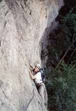 Tom following a climb. (Category:  Rock Climbing)