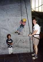 Taking Nassor and Sophia climbing. (Category:  Family)