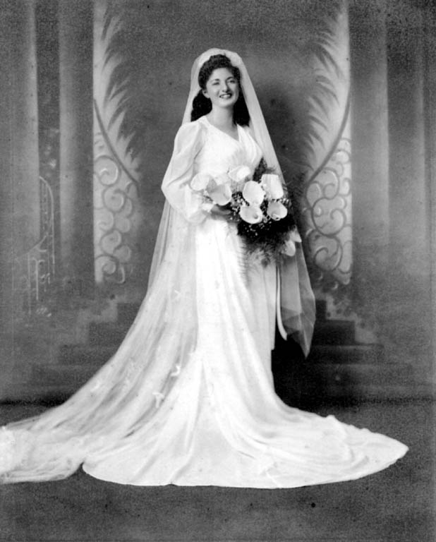 Grandma's wedding portrait. (Category:  Family)