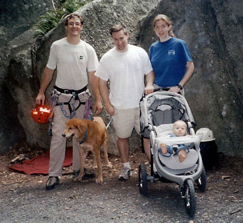 Me, Mandel, Jason, Carla and Sylvan. (Category:  Rock Climbing)