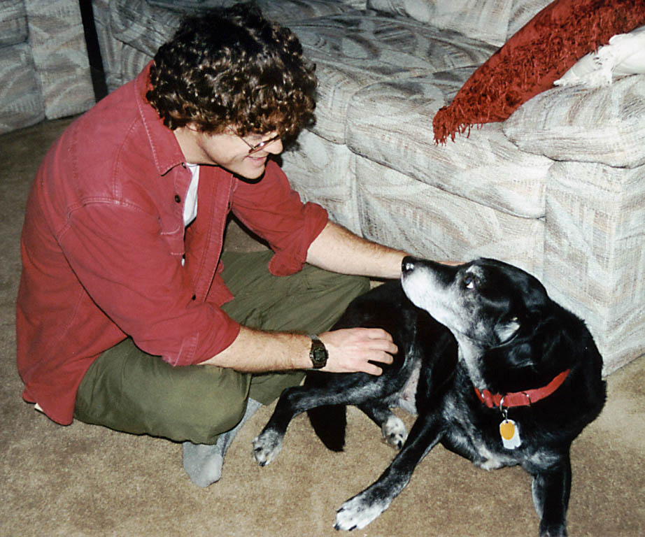 Lance and me. (Category:  Dogs)