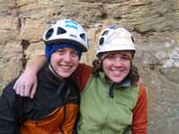 Alana and Lindsay (Category:  Rock Climbing)