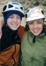 Alana and Lindsay (Category:  Rock Climbing)