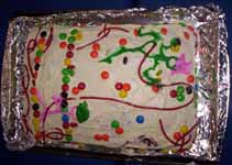 Note the frosting climbers and licorice rope. (Category:  Rock Climbing)