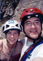 Alana and me. (Category:  Rock Climbing)