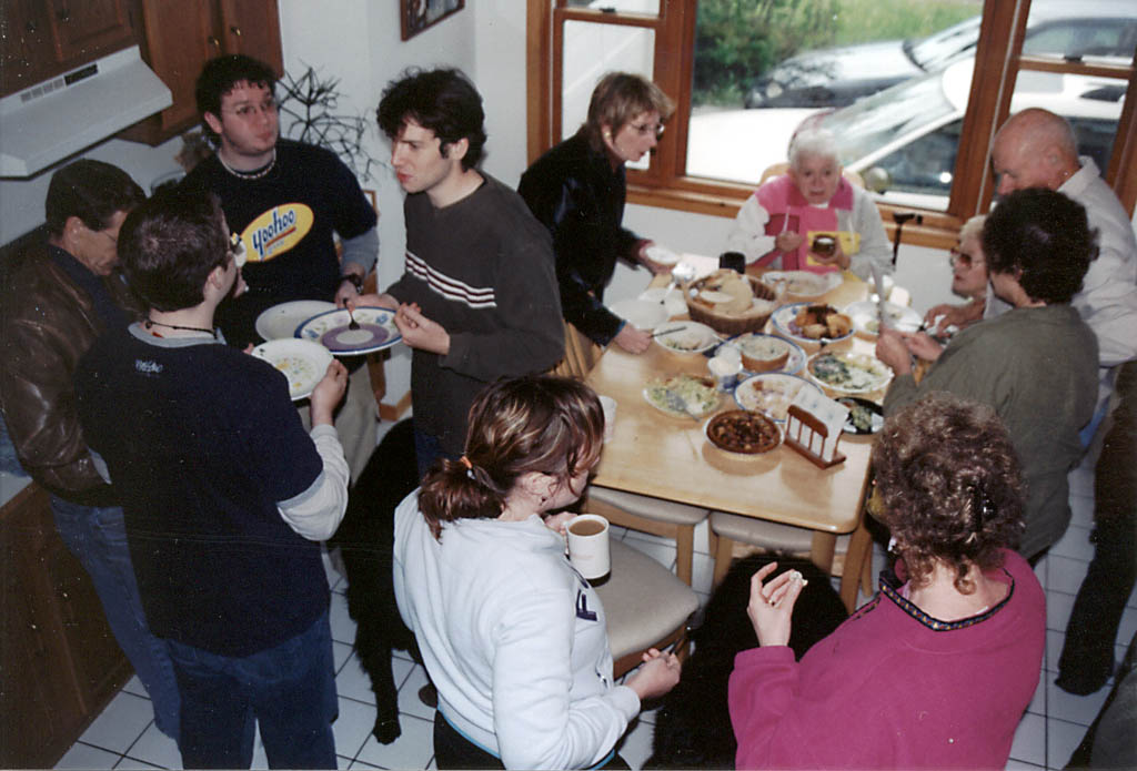 Brunch at my house. (Category:  Family)