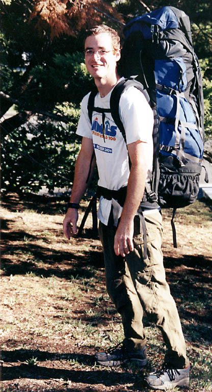 Me with my Arcteryx Bora 95 backpack loaded with about 65lbs. of gear. (Category:  Travel)