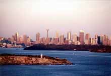 Sunrise over Sydney.  Seen from North Head. (Category:  Travel)