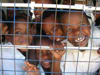 Students hamming it up for the camera. (Category:  Travel)