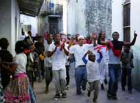 CUF protest march. (Category:  Travel)