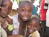 Village kids posing. (Category:  Travel)